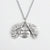 Silver Sunflower Pendant Necklace